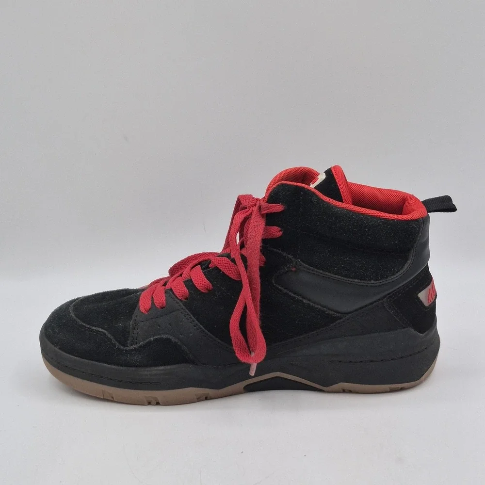 Airwalk Shoes Youth‎ Boys Size 5 Black Red Skate High Top Sneakers BBAK43GX002